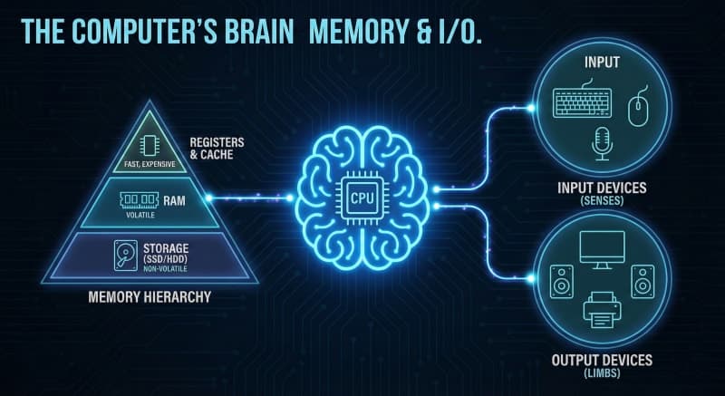 The Brain and the Senses of a Computer - Featured image