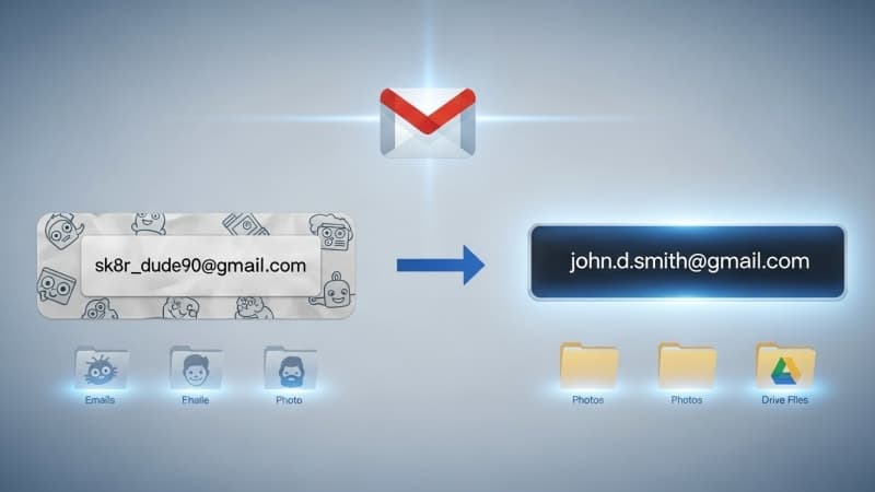 New Google Feature: How to Change Your Primary Gmail Address and Keep All Your Emails - Featured image