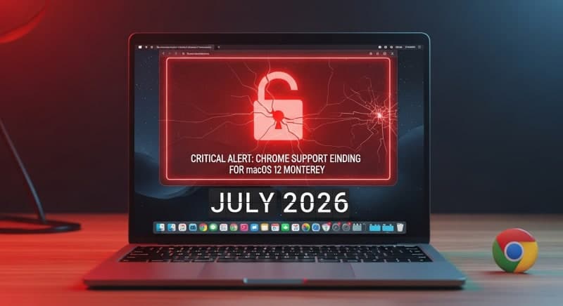 Google Chrome Ending Support for macOS Monterey: What You Need to Know Before July 2026 - Featured image