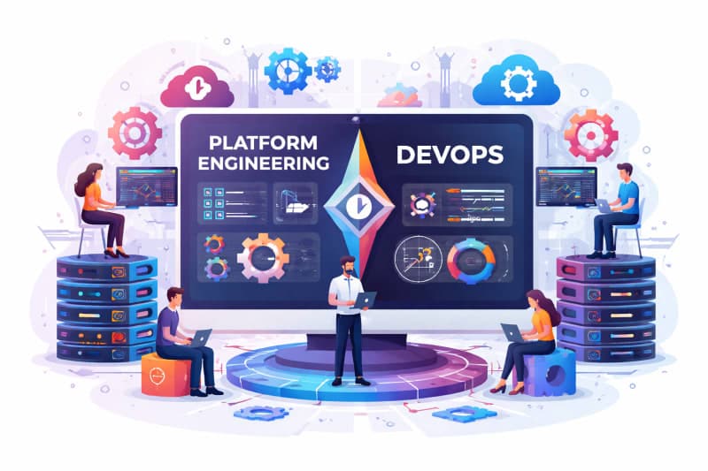 Platform Engineering vs DevOps: The New Engineering Model in 2026 - Featured image