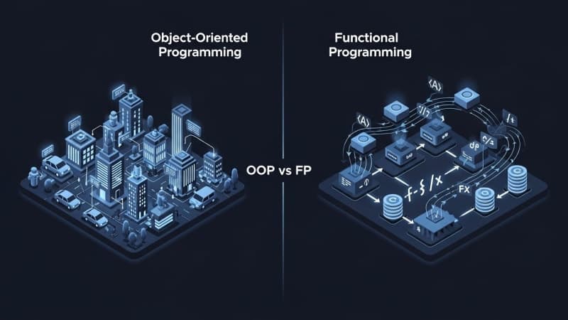 Object Oriented Programming VS Functional Programming - Featured image