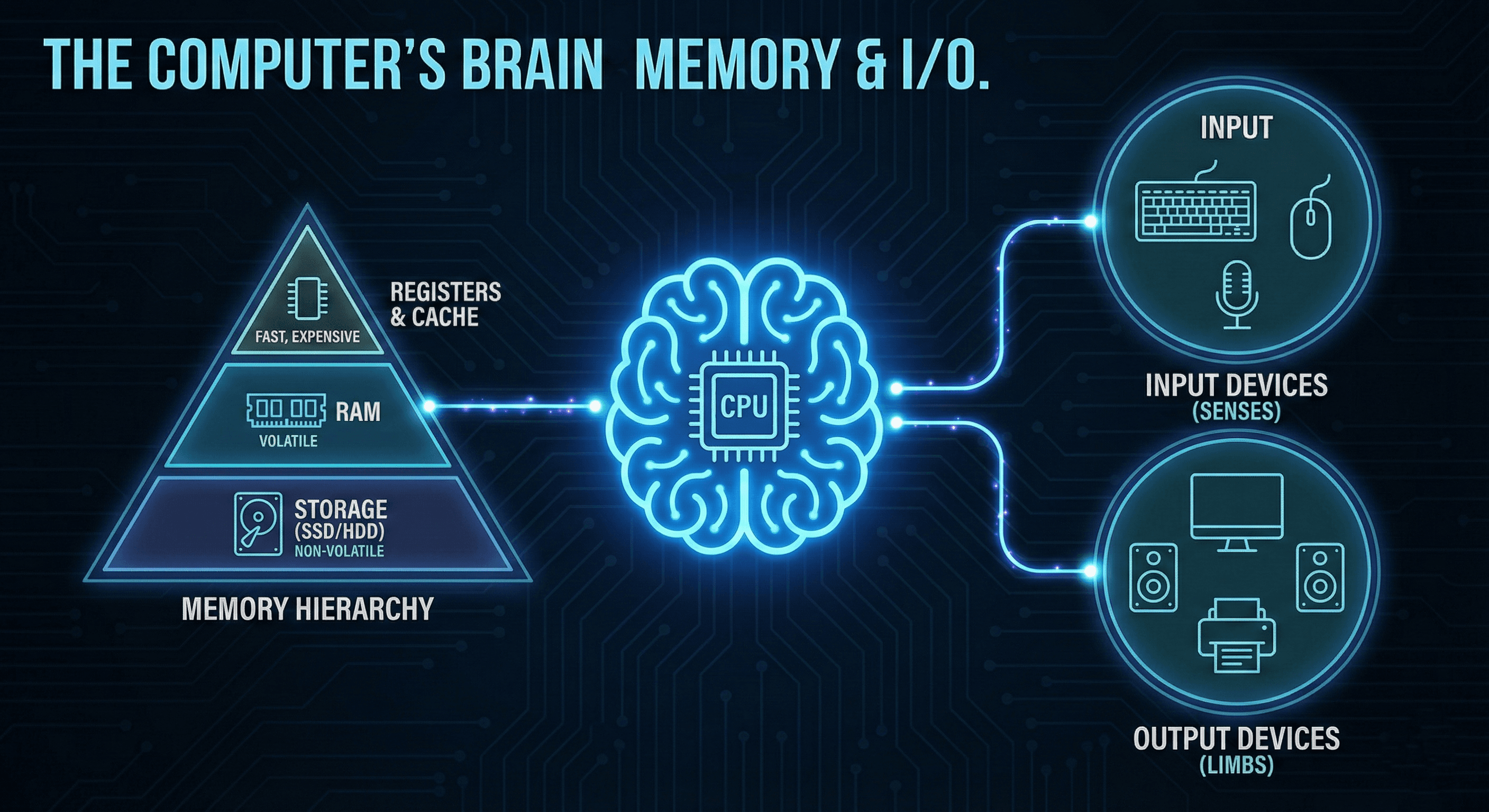 The Brain and the Senses of a Computer - Main image