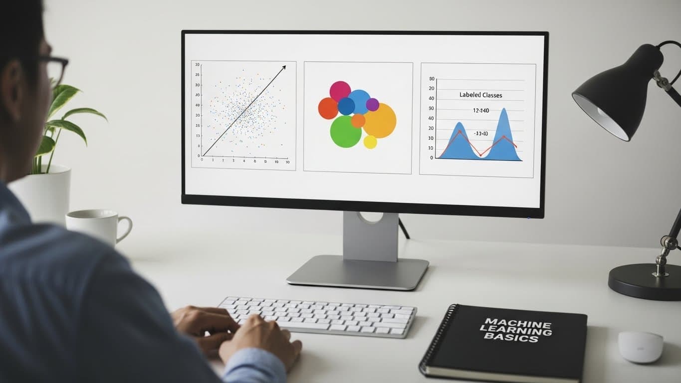 Three Ways Machines Learn from Data: Regression, Classification, and Clustering - Main image