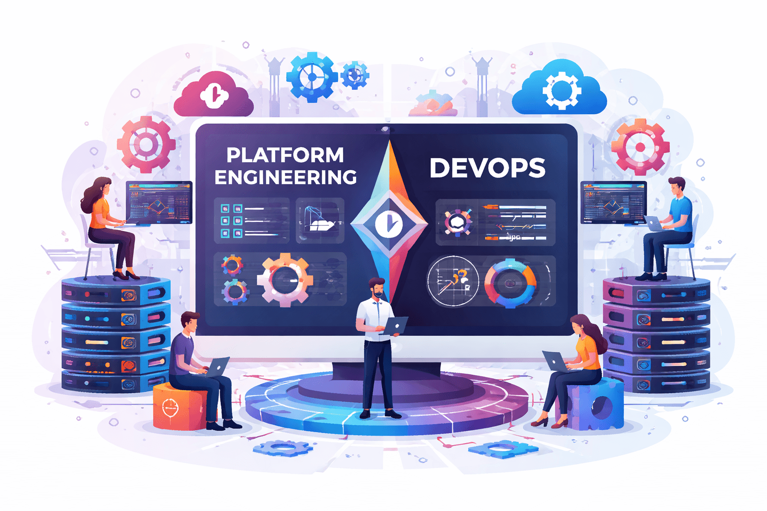 Platform Engineering vs DevOps: The New Engineering Model in 2026 - Main image