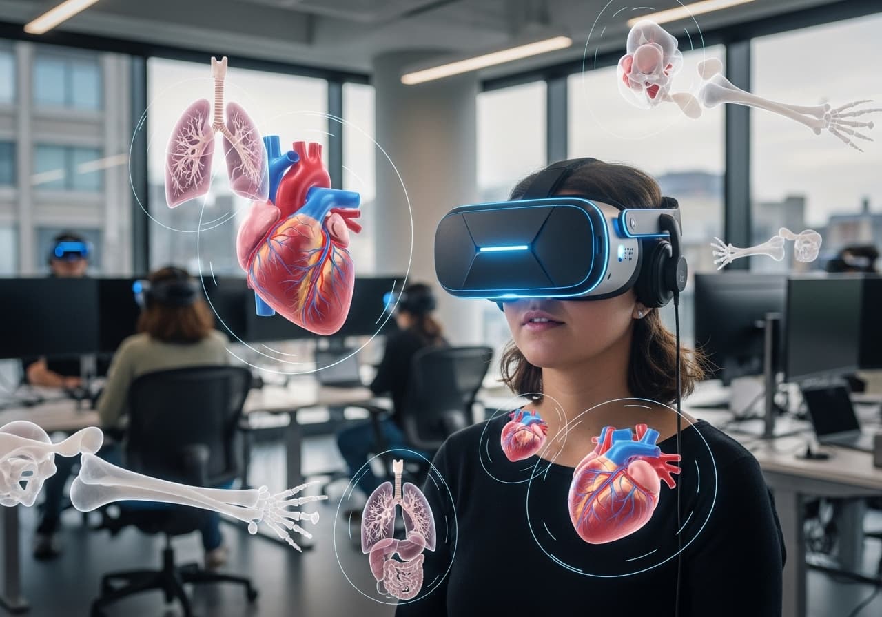 How Virtual Reality (VR) and Augmented Reality (AR) Are Transforming Human Anatomy Education - Main image