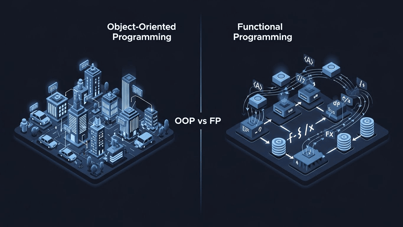 Object Oriented Programming VS Functional Programming - Main image